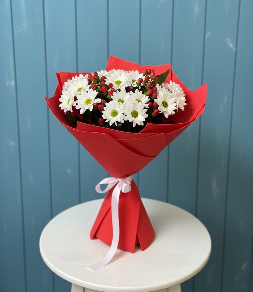 Букет цветов из: Хризантемы в Калтане