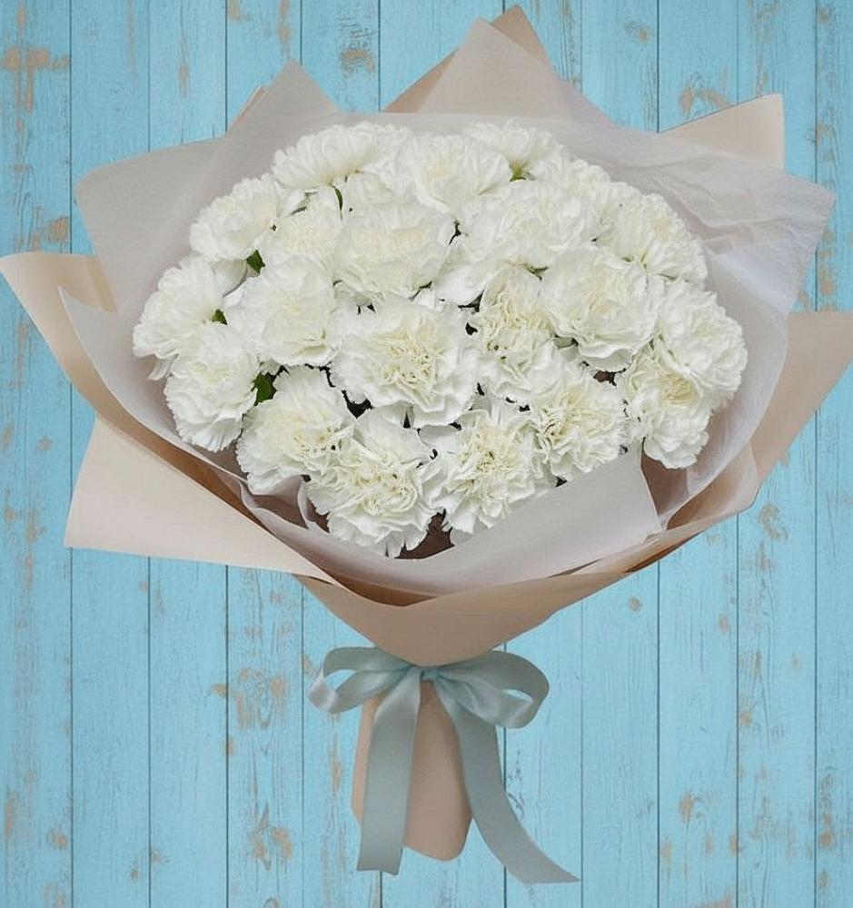 Букет цветов из: Гвоздики в Калтане