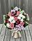 Букет цветов из: Альстромерии, Гвоздики, Розы и Хризантемы в Калтане