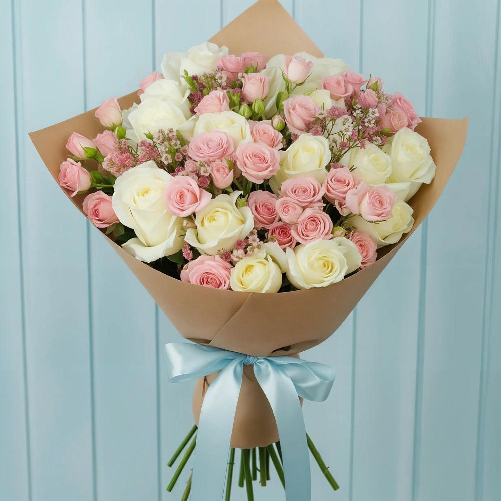 Букет цветов из: Розы в Калтане