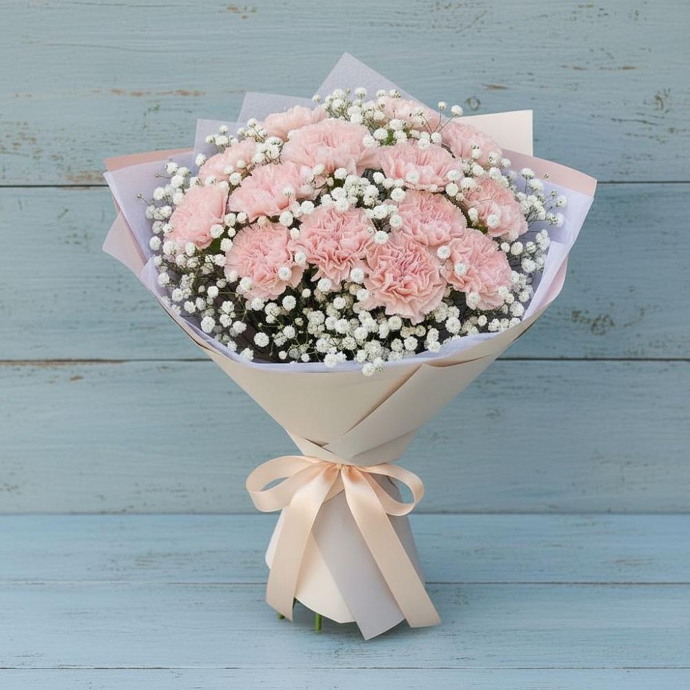 Букет цветов из: Гвоздики в Калтане