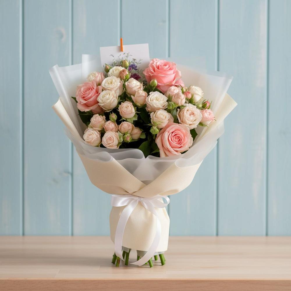 Букет цветов из: Розы в Калтане