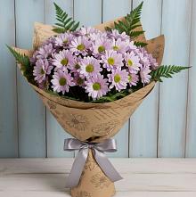 Букет цветов из:  Хризантемы в Калтане