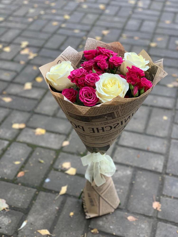 Букет цветов из: Розы в Калтане