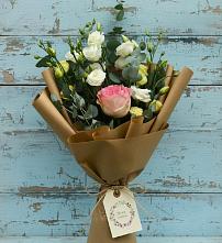 Букет цветов из:  Розы и Лизиантусы #REPLACE_PRED# Калтане