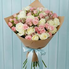 Букет цветов из:  Розы в Калтане